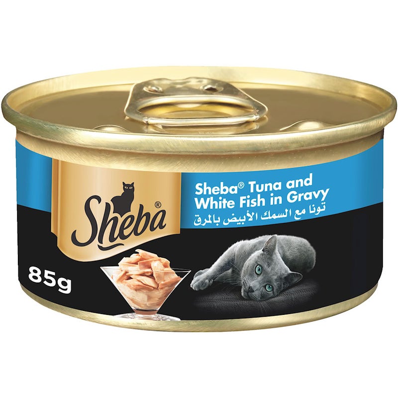 Sheba Cat Food Tuna & Whitefish, 85 G